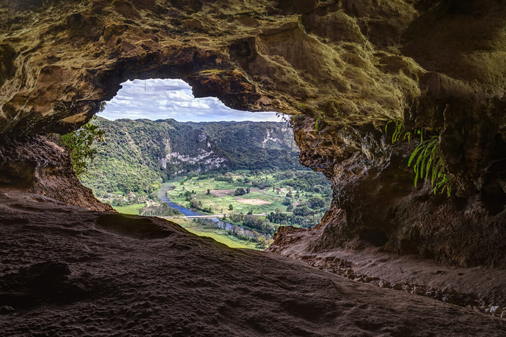 Looking at the difference between a cavern and a cave, this is a cavern.
