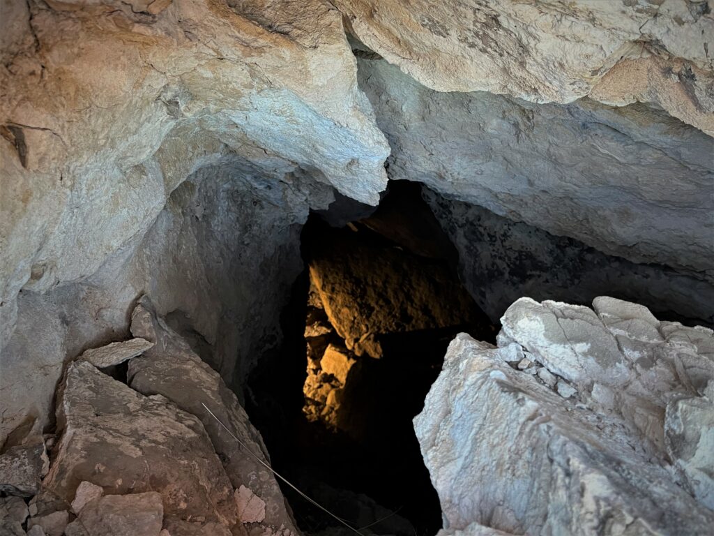 Cave entrance outside of Roswell